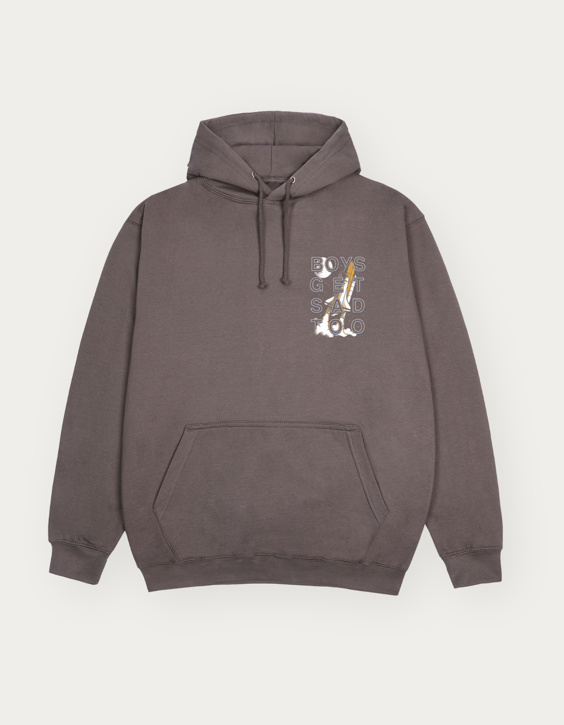 ROCKET HOODY STEEL GREY – Boys Get Sad Too ROCKET HOODY STEEL GREY – Boys Get Sad Too