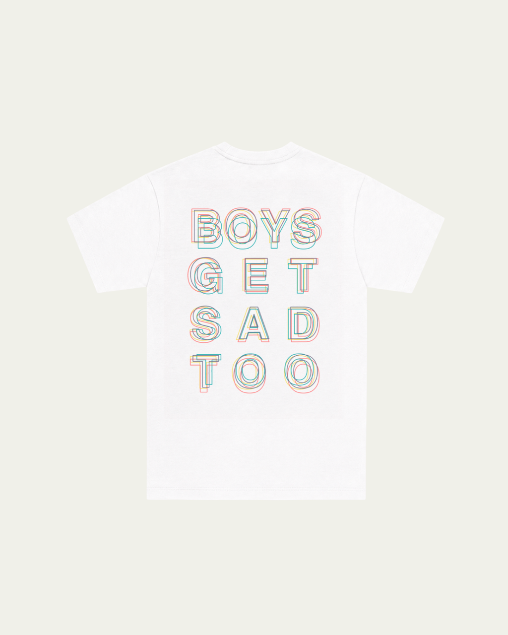 MOTION BLUR WHITE TEE