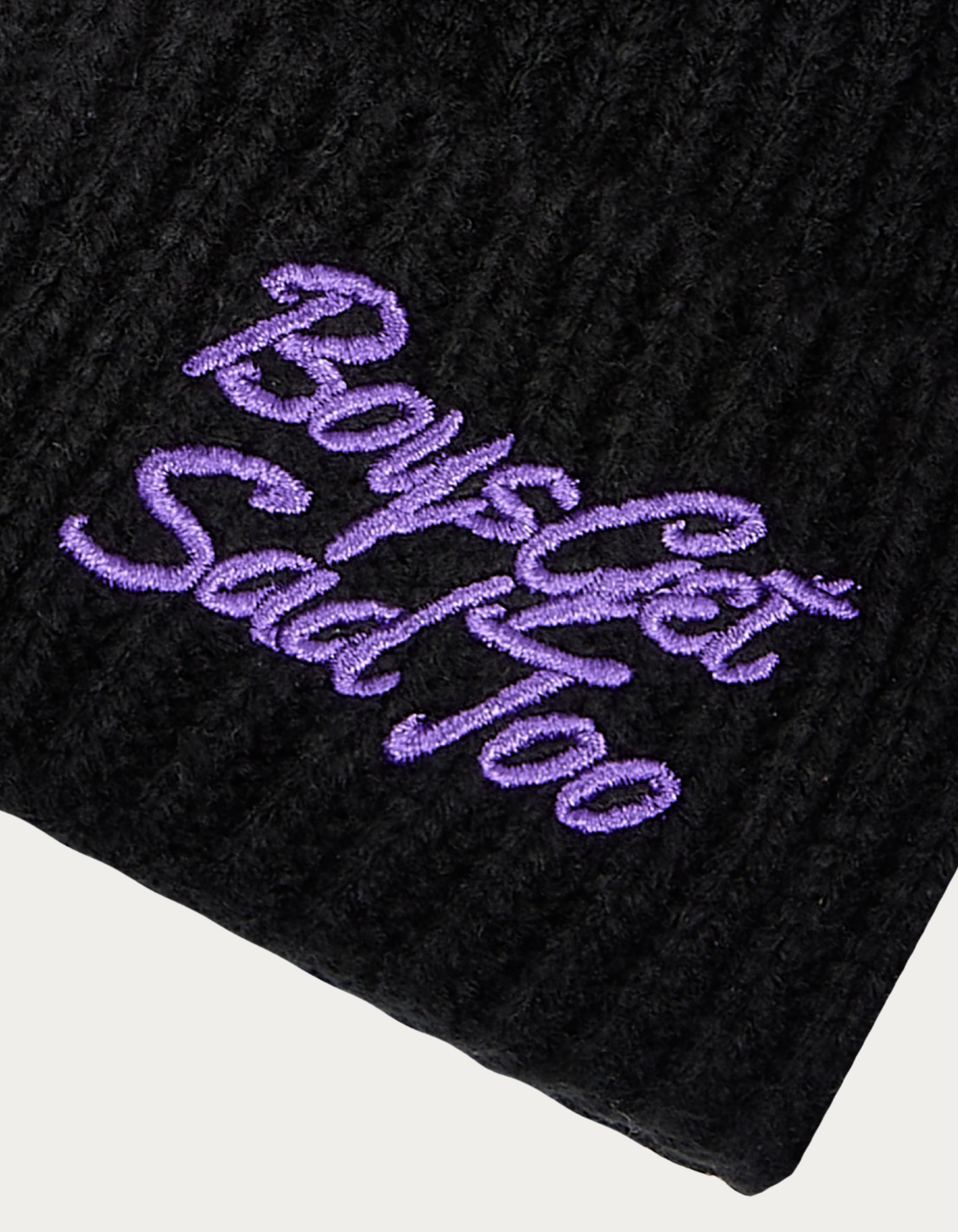 RIBBED BEANIE BLACK