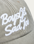 SCRIPT VINTAGE GREY 6-PANEL CAP