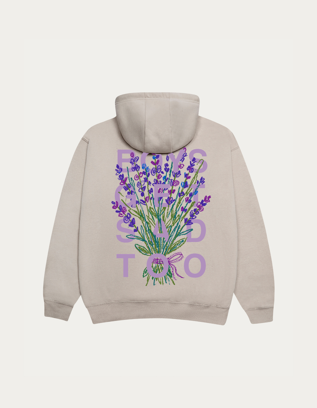LAVENDER HOODY SAND