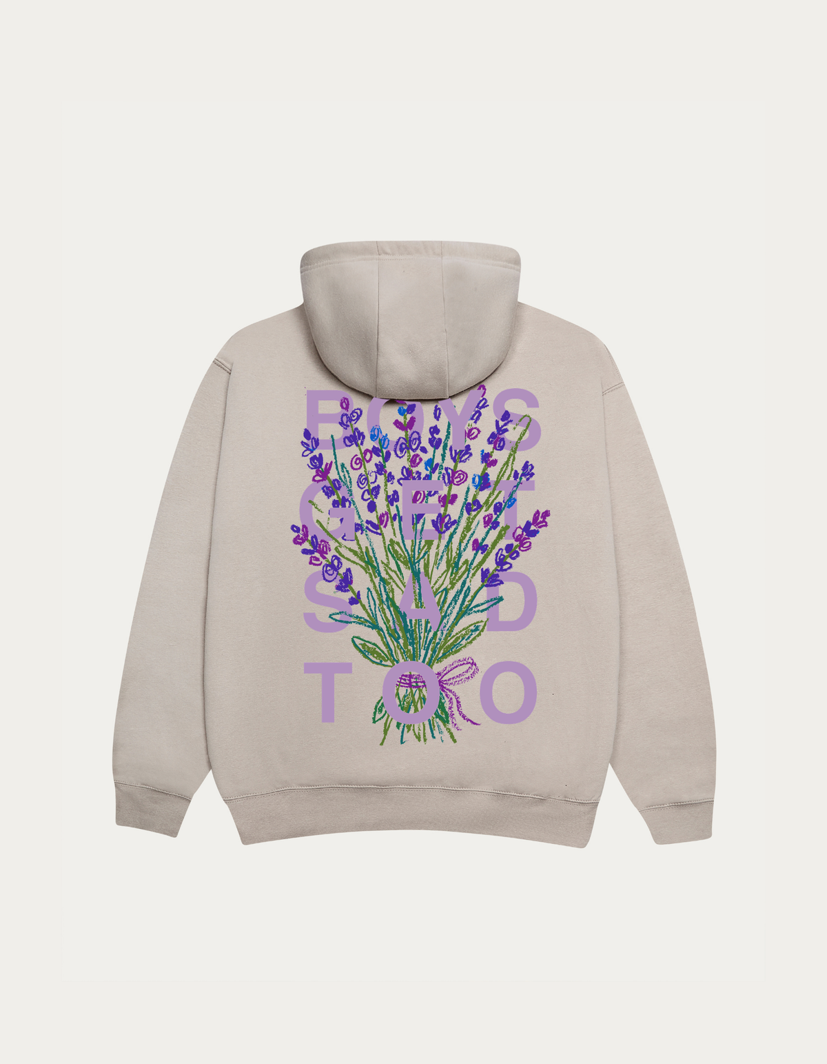 LAVENDER HOODY SAND