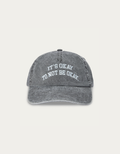 IT'S OKAY VINTAGE BLACK 5-PANEL CAP