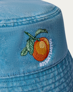 PEACHES BUCKET HAT VINTAGE BLUE