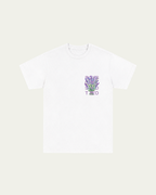 LAVENDER WHITE TEE