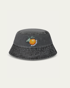 PEACHES BUCKET HAT VINTAGE BLACK