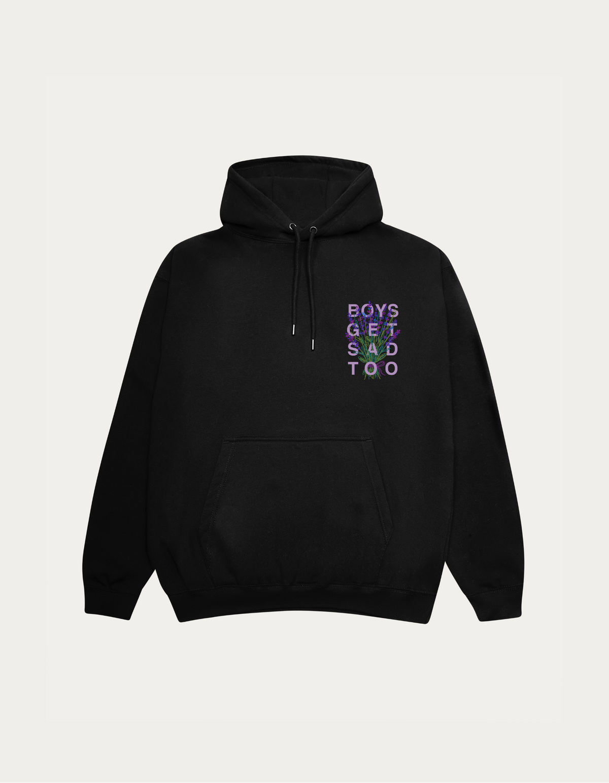 LAVENDER HOODY BLACK