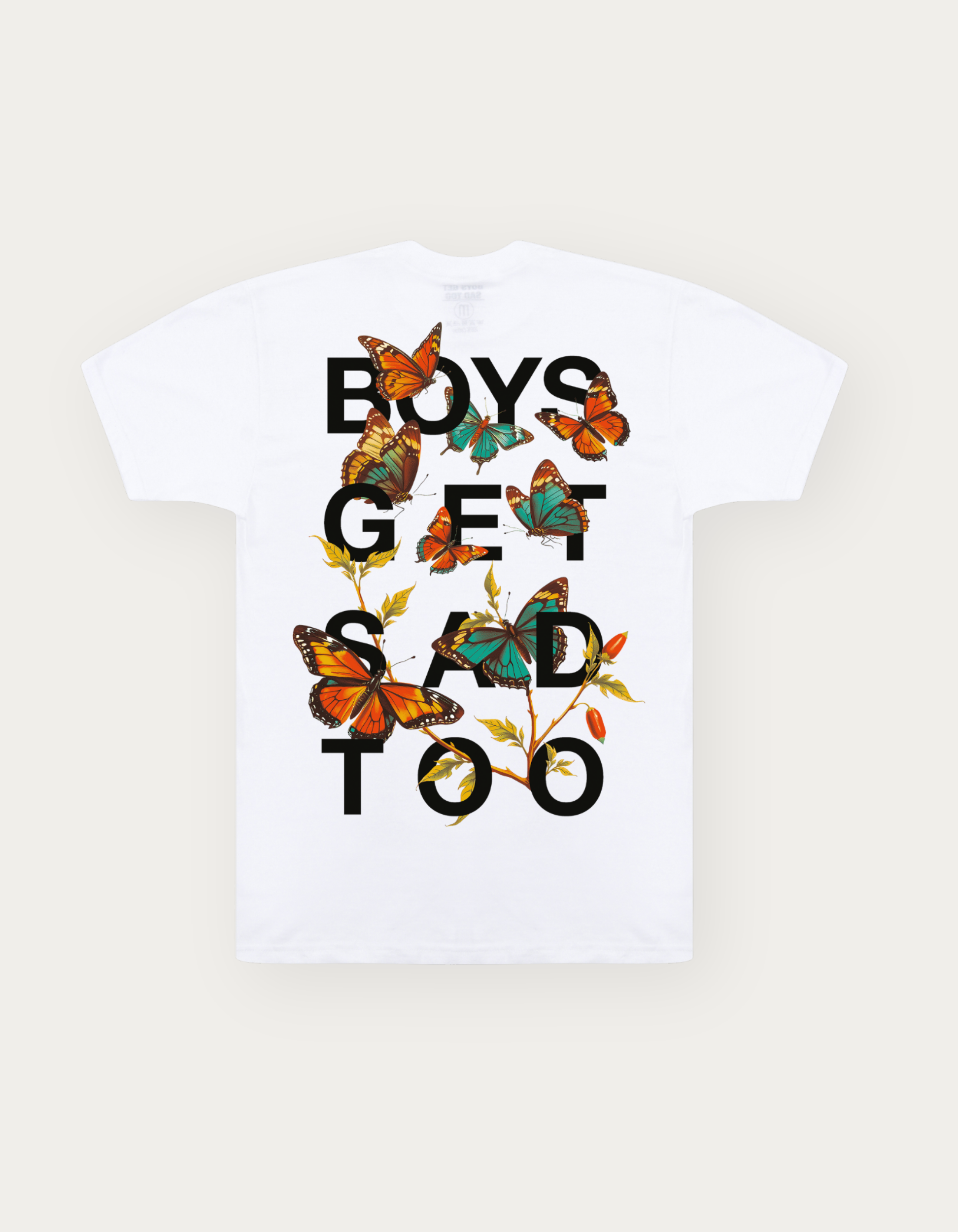 BUTTERFLIES TEE WHITE
