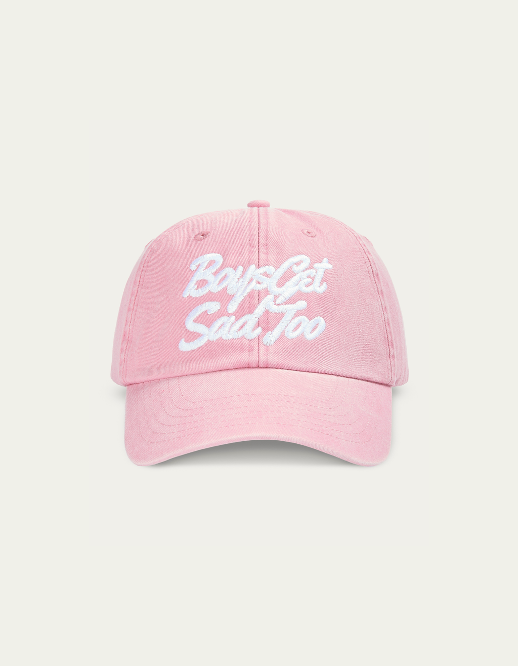 SCRIPT VINTAGE PINK 6-PANEL CAP