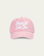 SCRIPT VINTAGE PINK 6-PANEL CAP