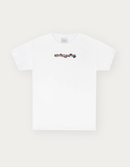 FRUIT EMBROIDERY TEE WHITE