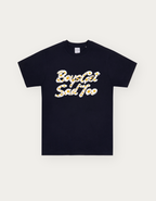 DAISY LOGO BLACK TEE