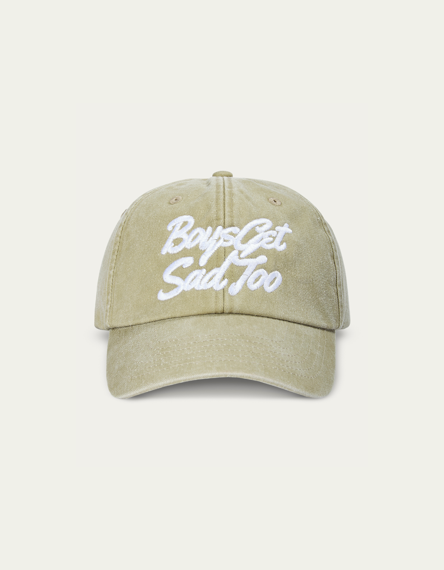 SCRIPT VINTAGE STONE 6-PANEL CAP
