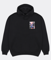 RUNNING SPELL OUT HOODY BLACK