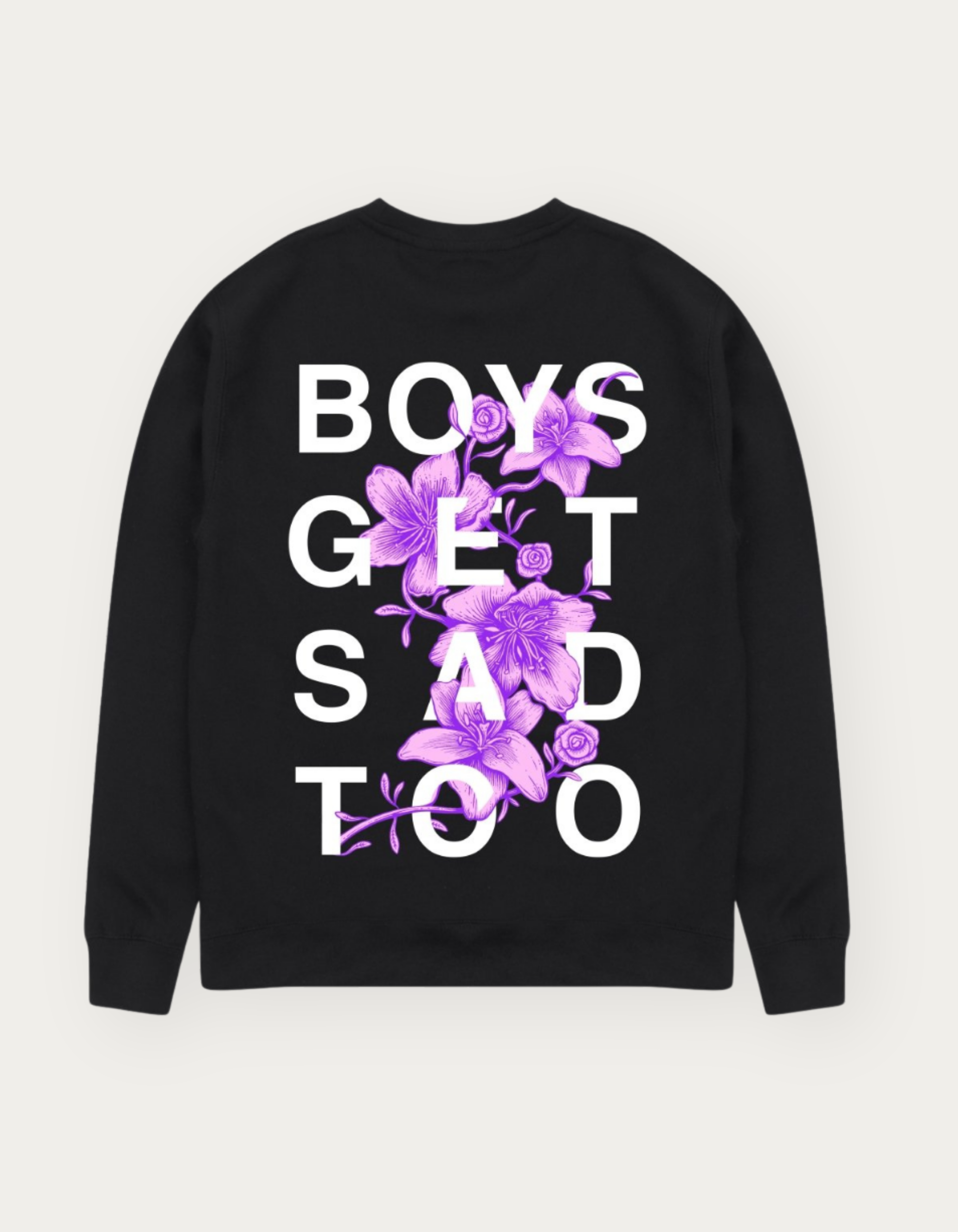 FLOWER CREWNECK BLACK