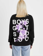 FLOWER CREWNECK BLACK