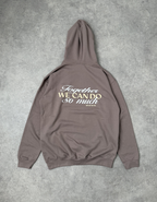 TOGETHER WE CAN HOODY KHAKI