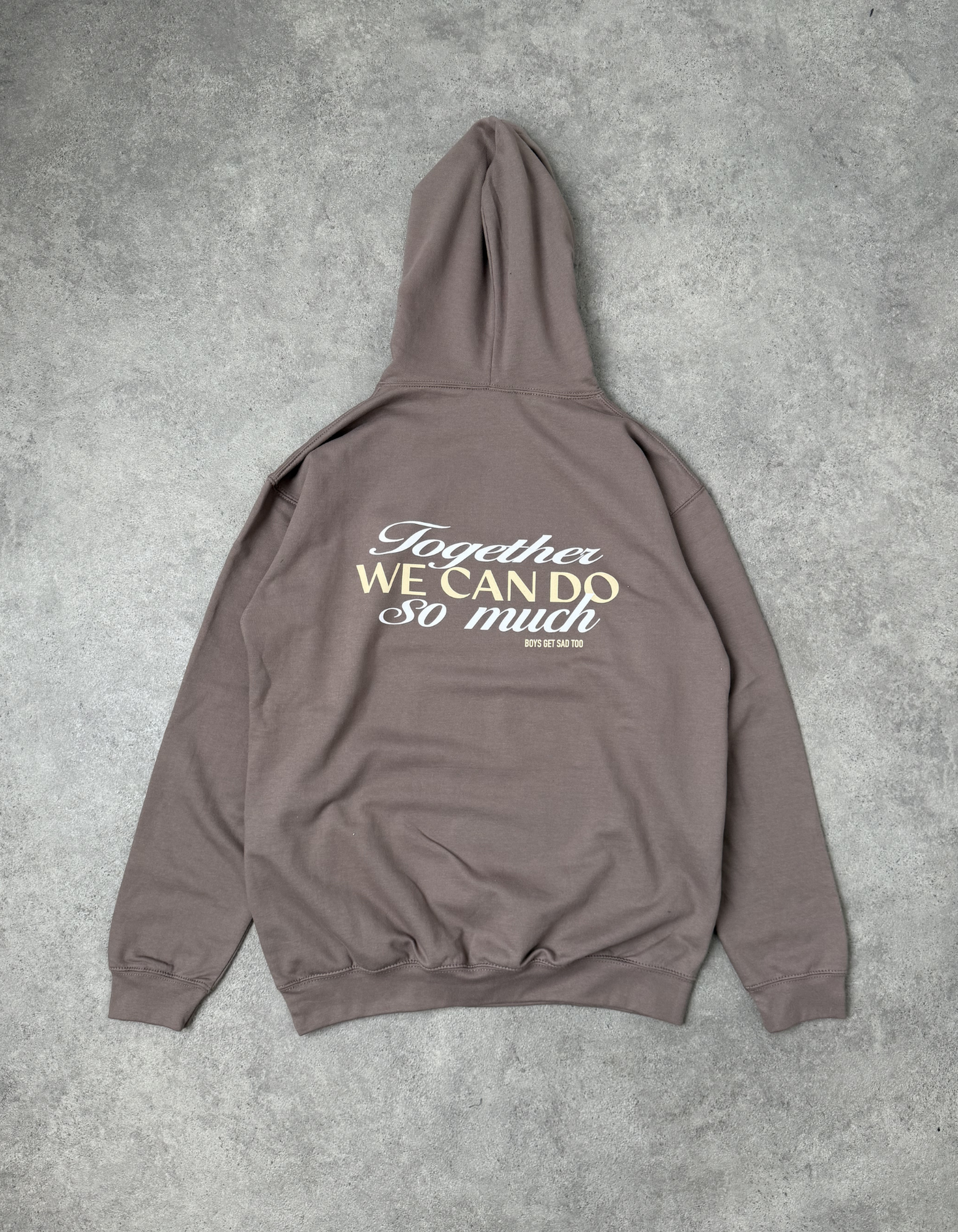 TOGETHER WE CAN HOODY KHAKI