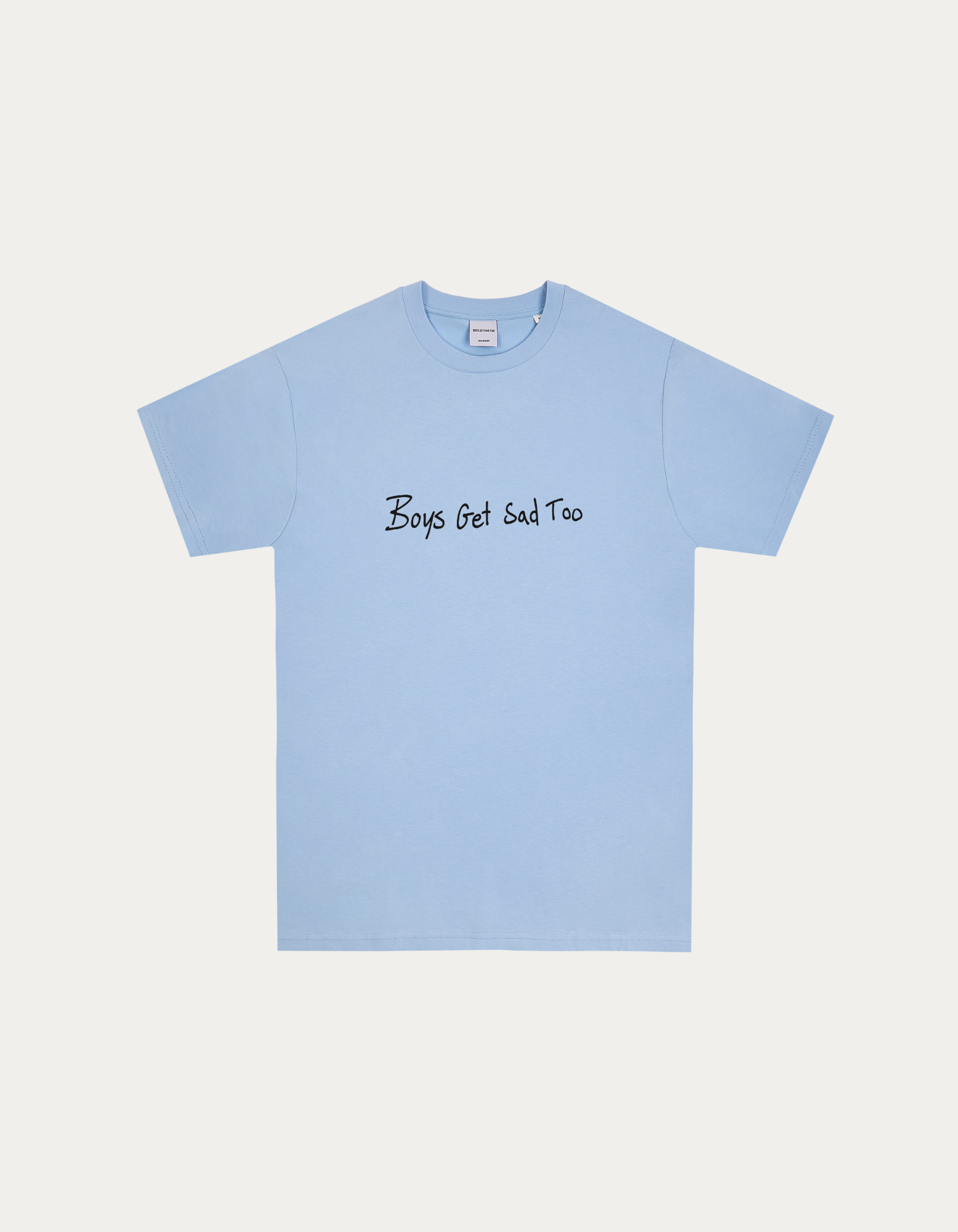 SCRIBBLE TEE BABY BLUE
