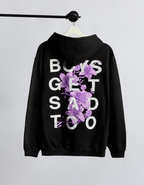 FLOWER HOODY BLACK