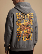 DRAGON HOODY OVER DYED VINTAGE GREY