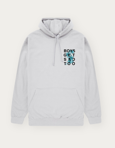 FLOWER HOODY GREY – Boys Get Sad Too