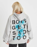 FLOWER HOODY GREY