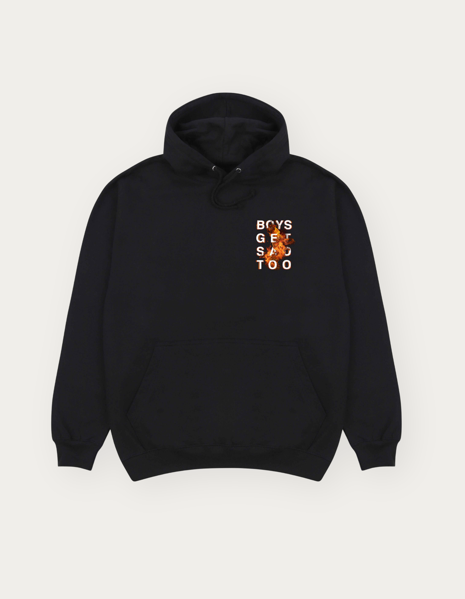FIRE HOODY BLACK