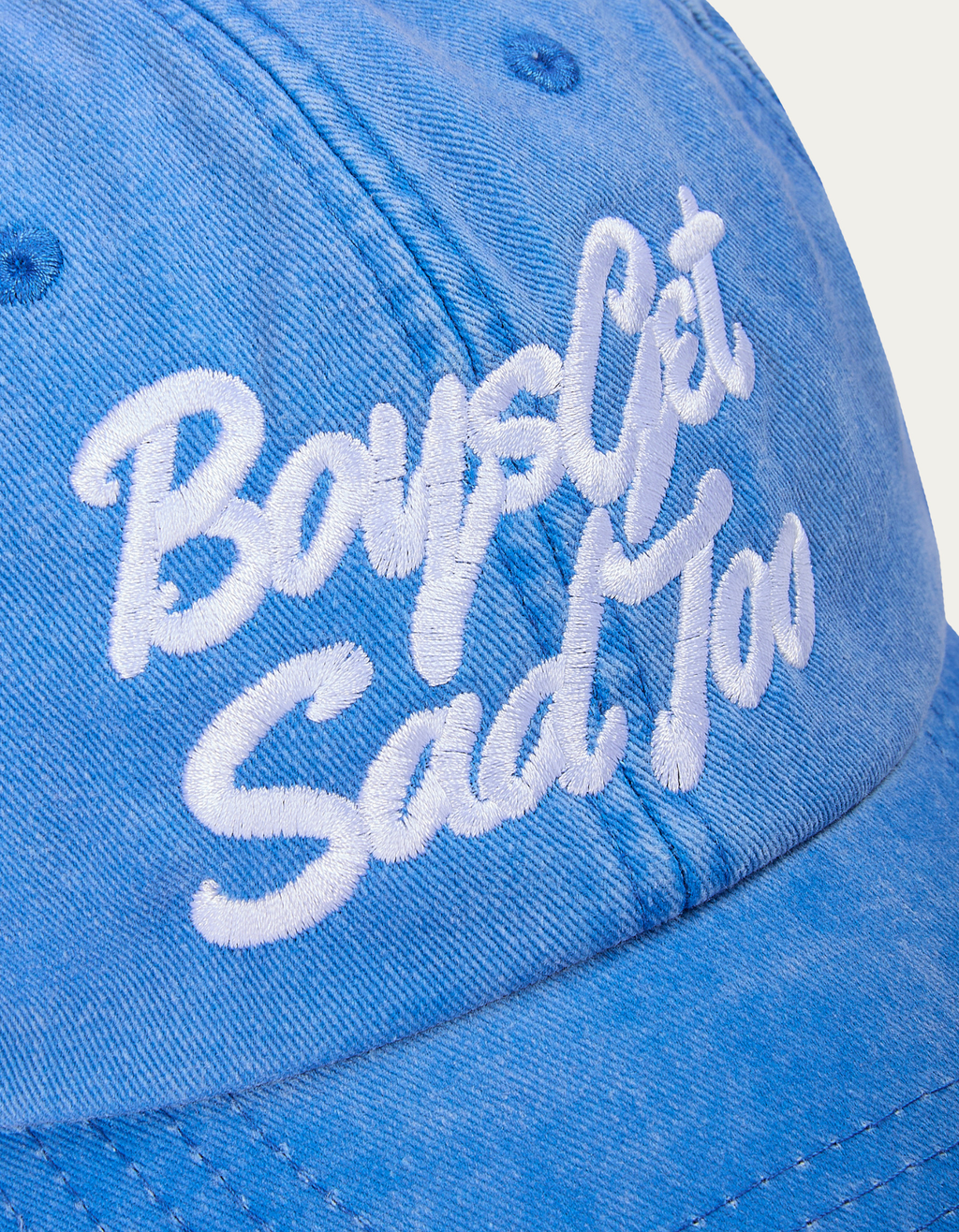 SCRIPT VINTAGE BLUE 6-PANEL CAP