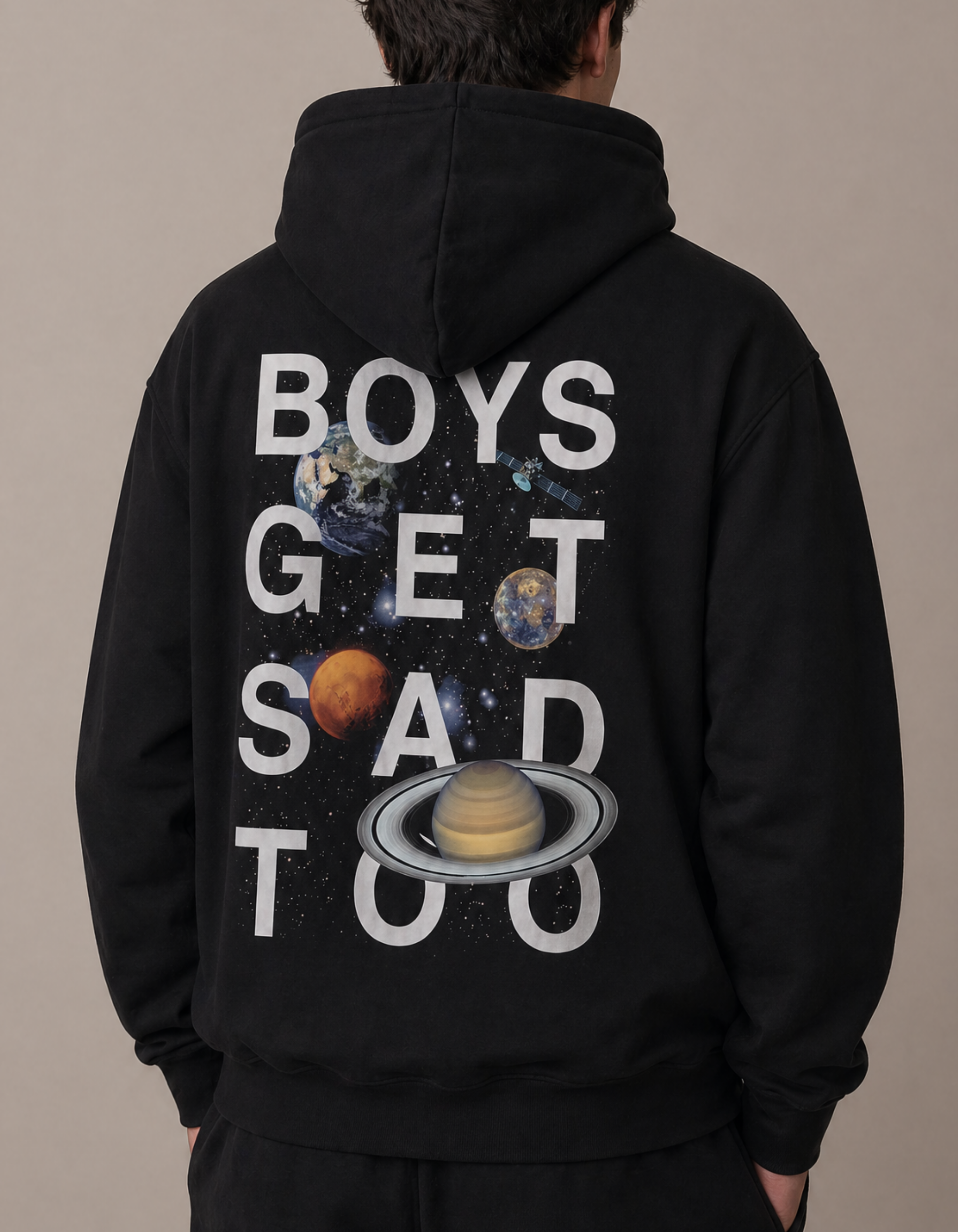 SPACE HOODY BLACK