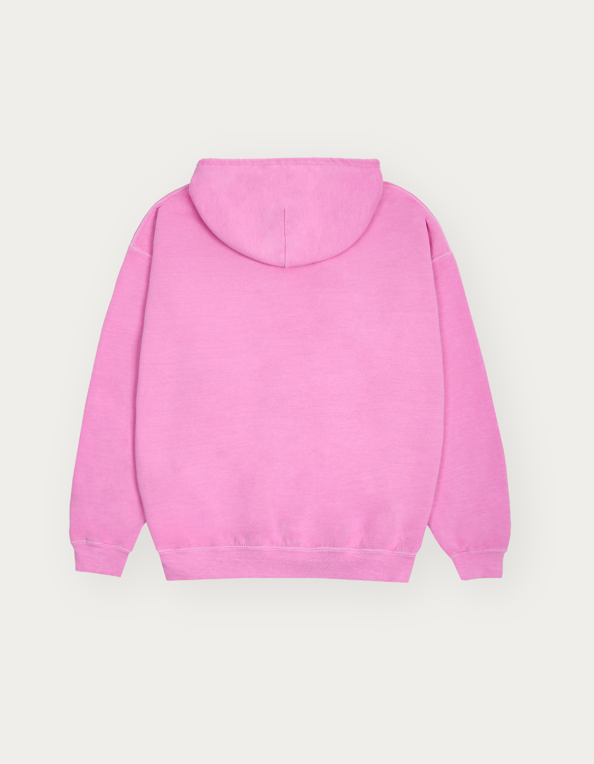 ESSENTIALS OVER DYED HOODY VINTAGE PINK