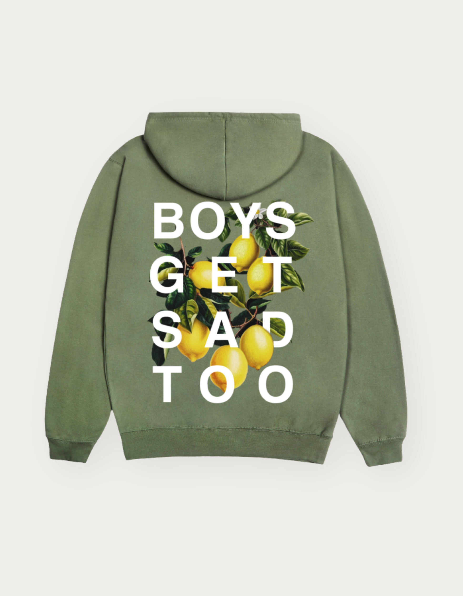 LEMON HOODY MOSS GREEN