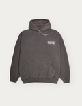 ESSENTIALS OVER DYED HOODY VINTAGE BROWN