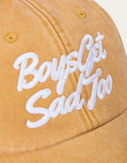 SCRIPT VINTAGE MUSTARD 6-PANEL CAP