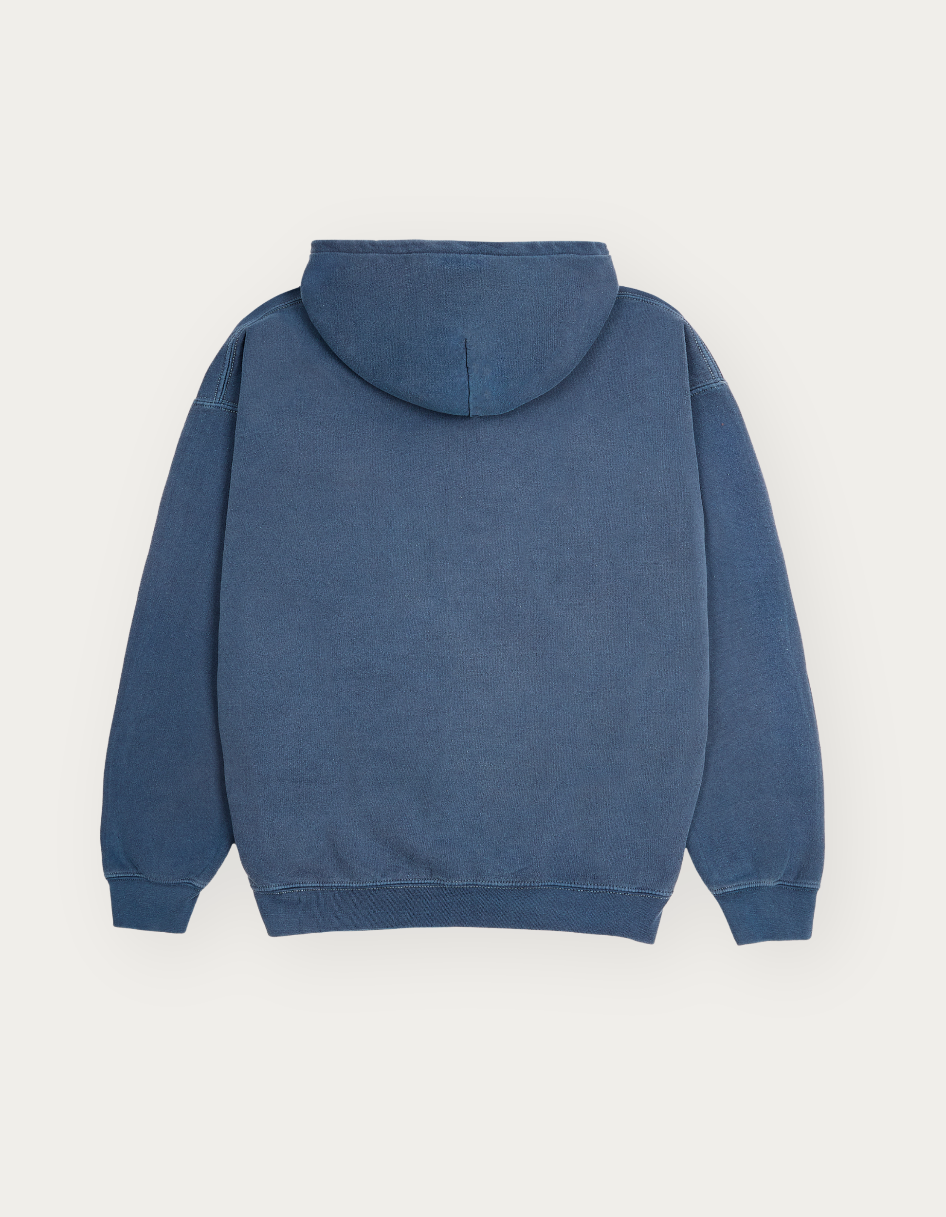 ESSENTIALS OVER DYED HOODY VINTAGE BLUE