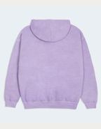 ESSENTIALS OVER DYED HOODY VINTAGE LILAC