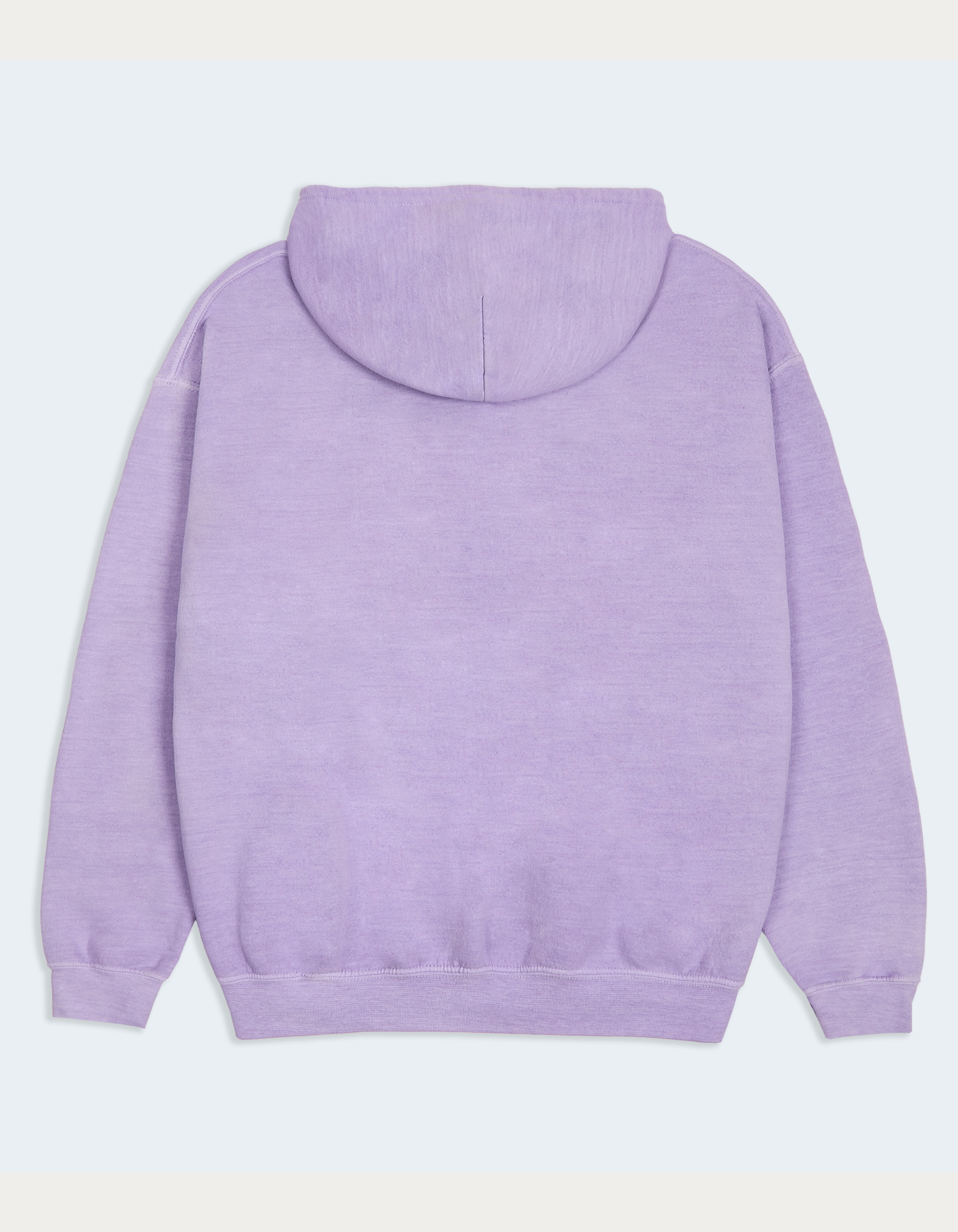 ESSENTIALS OVER DYED HOODY VINTAGE LILAC
