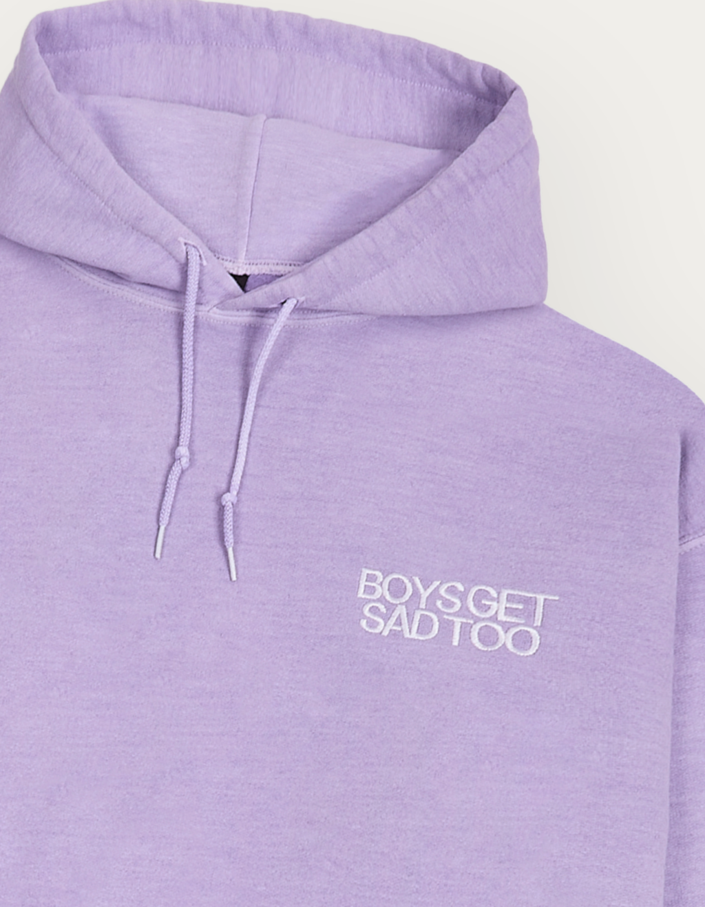 ESSENTIALS OVER DYED HOODY VINTAGE LILAC