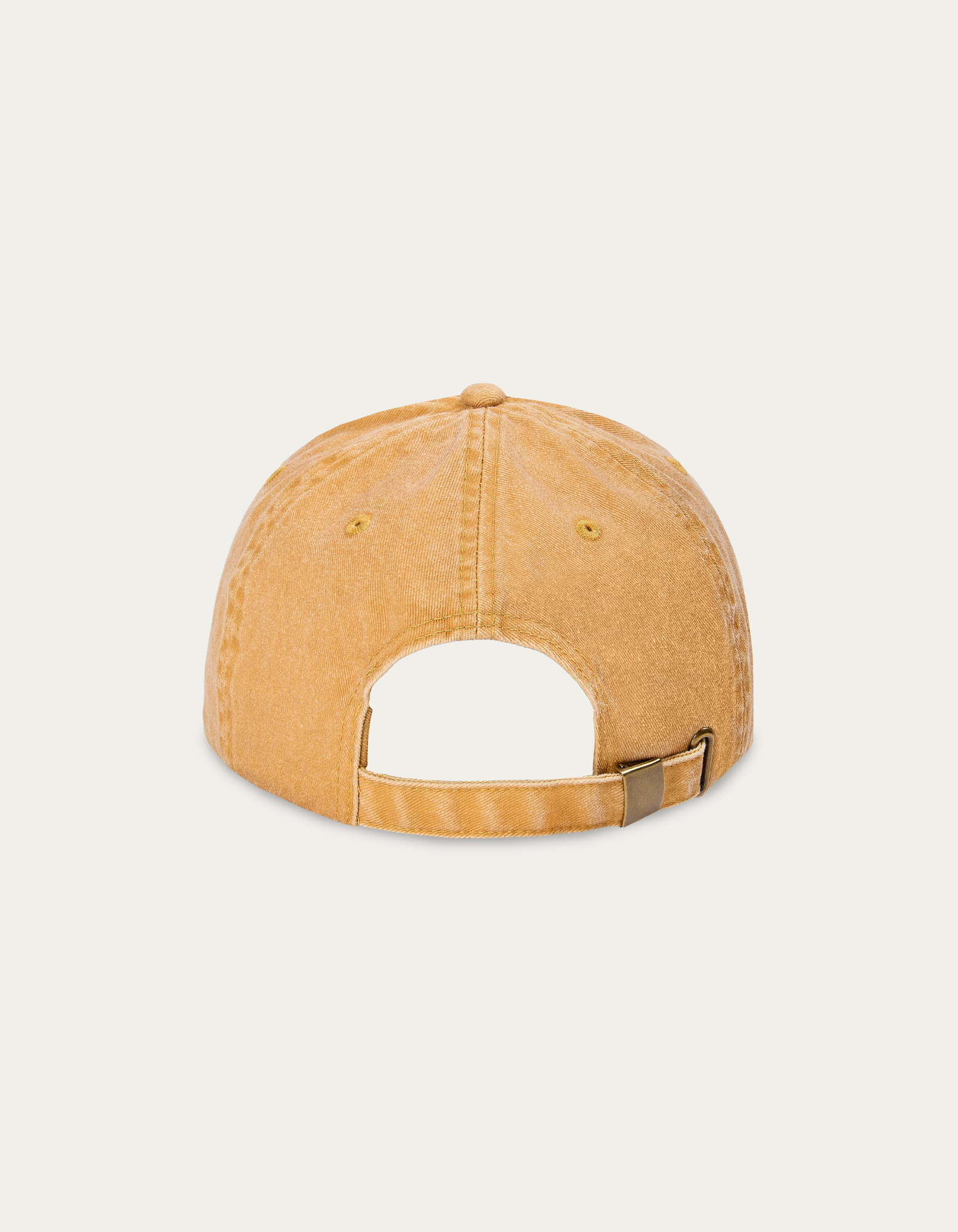SCRIPT VINTAGE MUSTARD 6-PANEL CAP