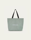 BLOCK LOGO GREEN CARRYALL TOTE BAG