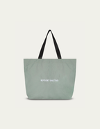 BLOCK LOGO GREEN CARRYALL TOTE BAG