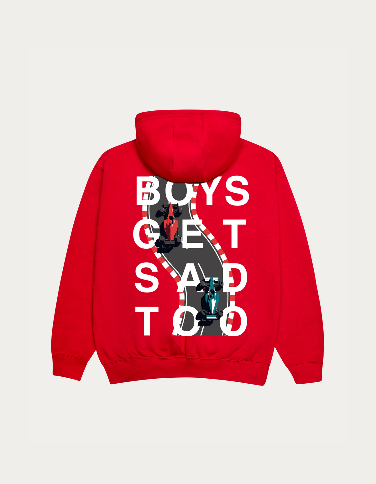 RACING CAR HOODY RED
