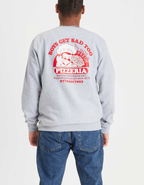 PIZZA CREWNECK GREY
