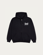 FEELS GOOD ZIP HOODY BLACK