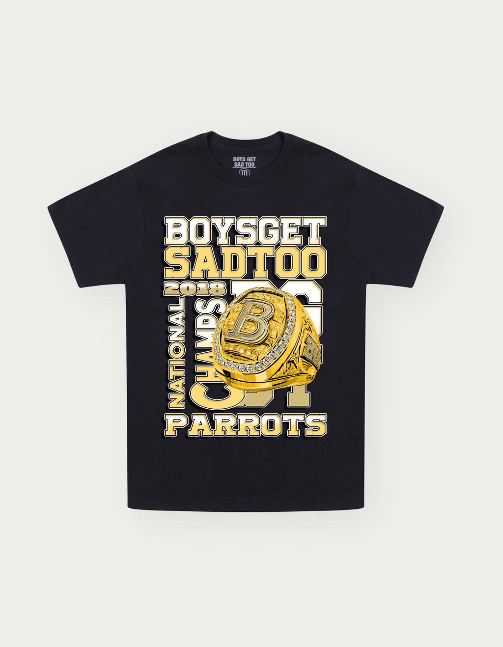 NATIONAL CHAMPS TEE BLACK