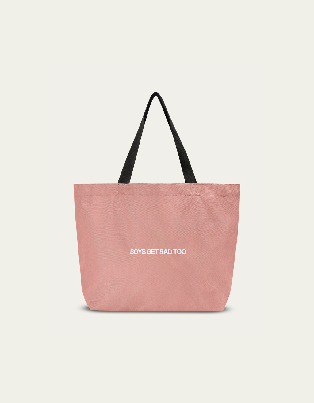BLOCK LOGO PINK CARRYALL TOTE BAG