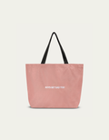 BLOCK LOGO PINK CARRYALL TOTE BAG