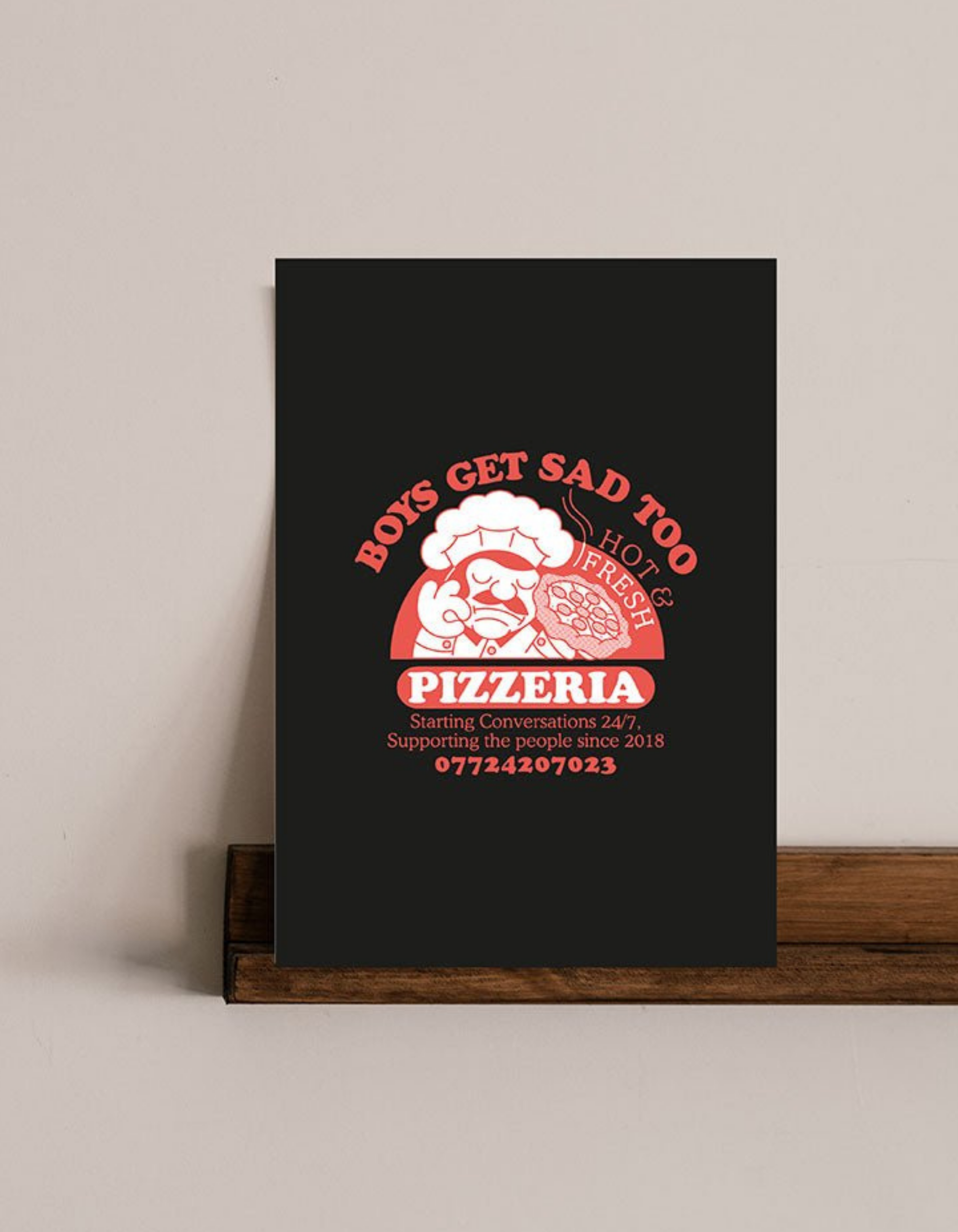 PIZZERIA PRINT BLACK