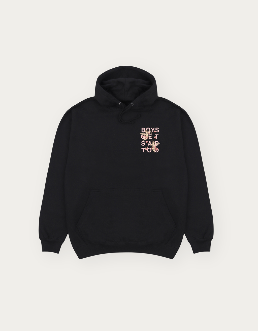 CHERUB SPELL OUT HOODY BLACK