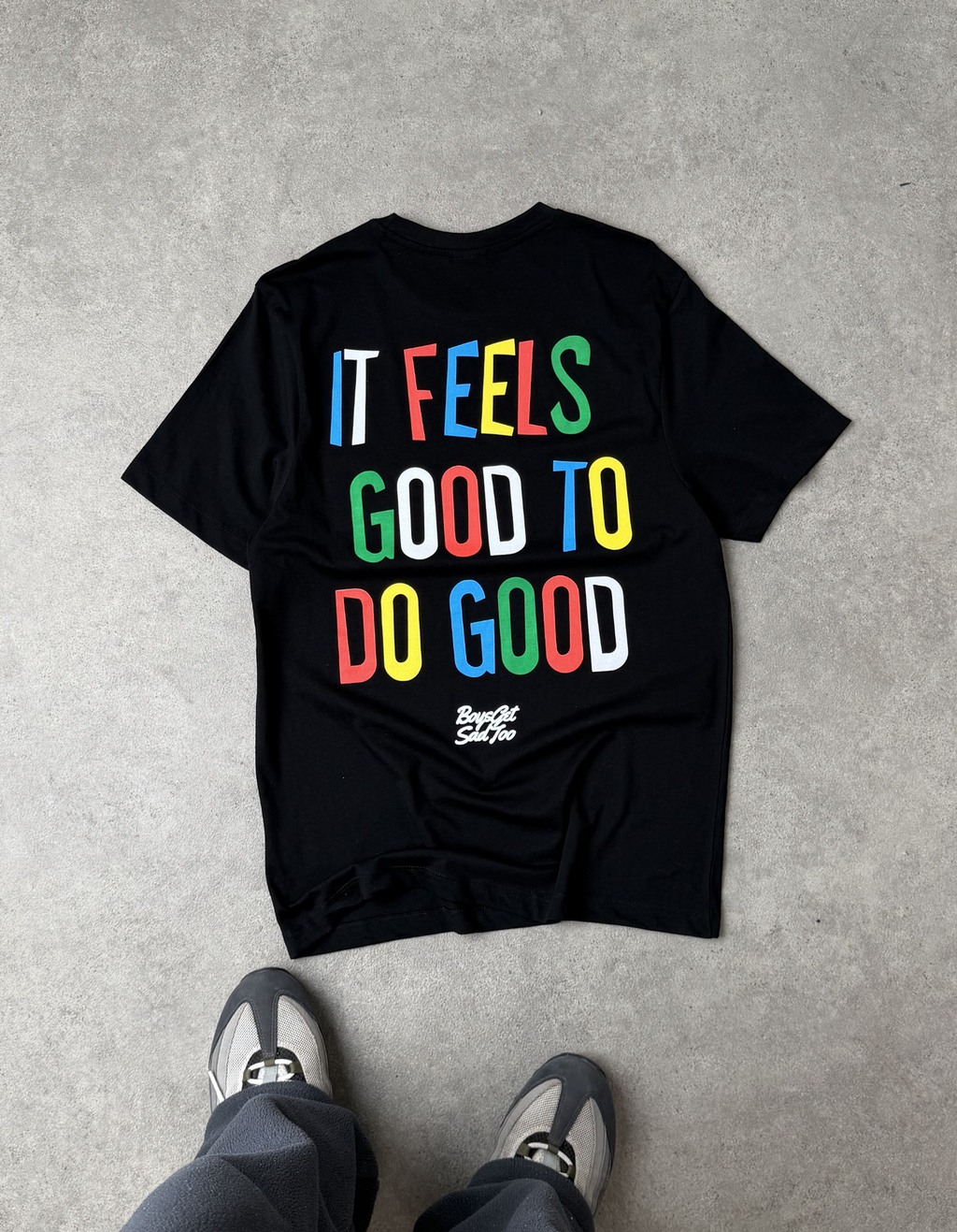 FEELS GOOD TEE BLACK